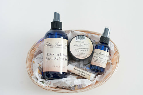 Natural wellness gift set for relaxation and pampering