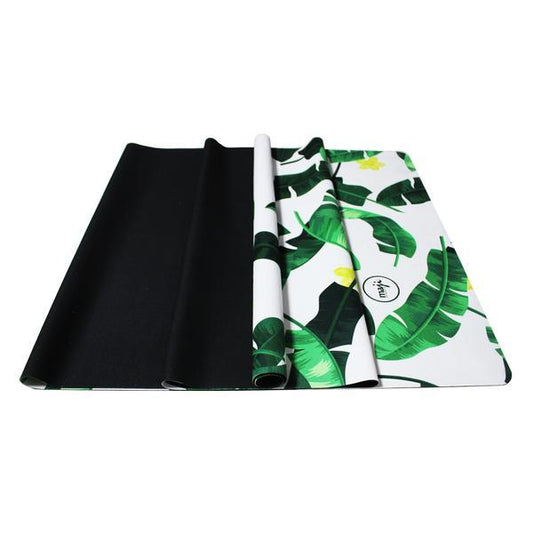 Foldable non-slip yoga mat for travel and studio