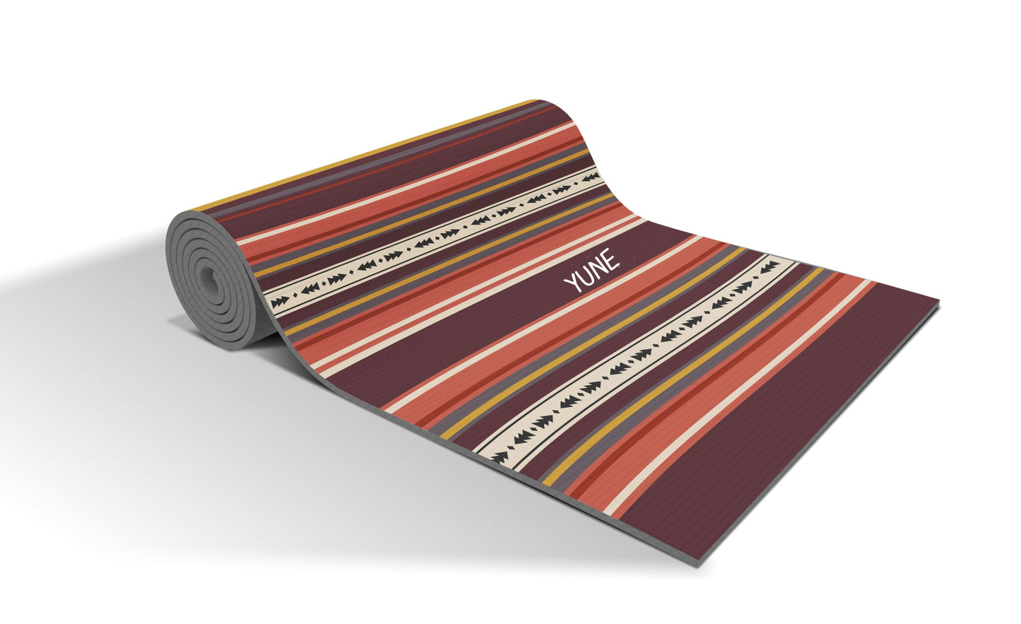 Non-slip yoga mat with 6mm thickness