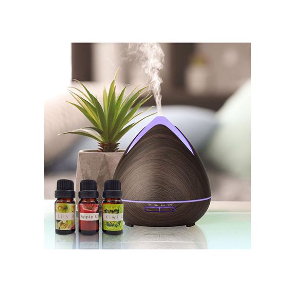 Essential oil air humidifier with LED light