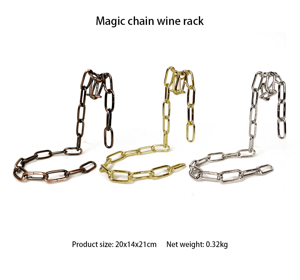 Elegant wine bottle display holder