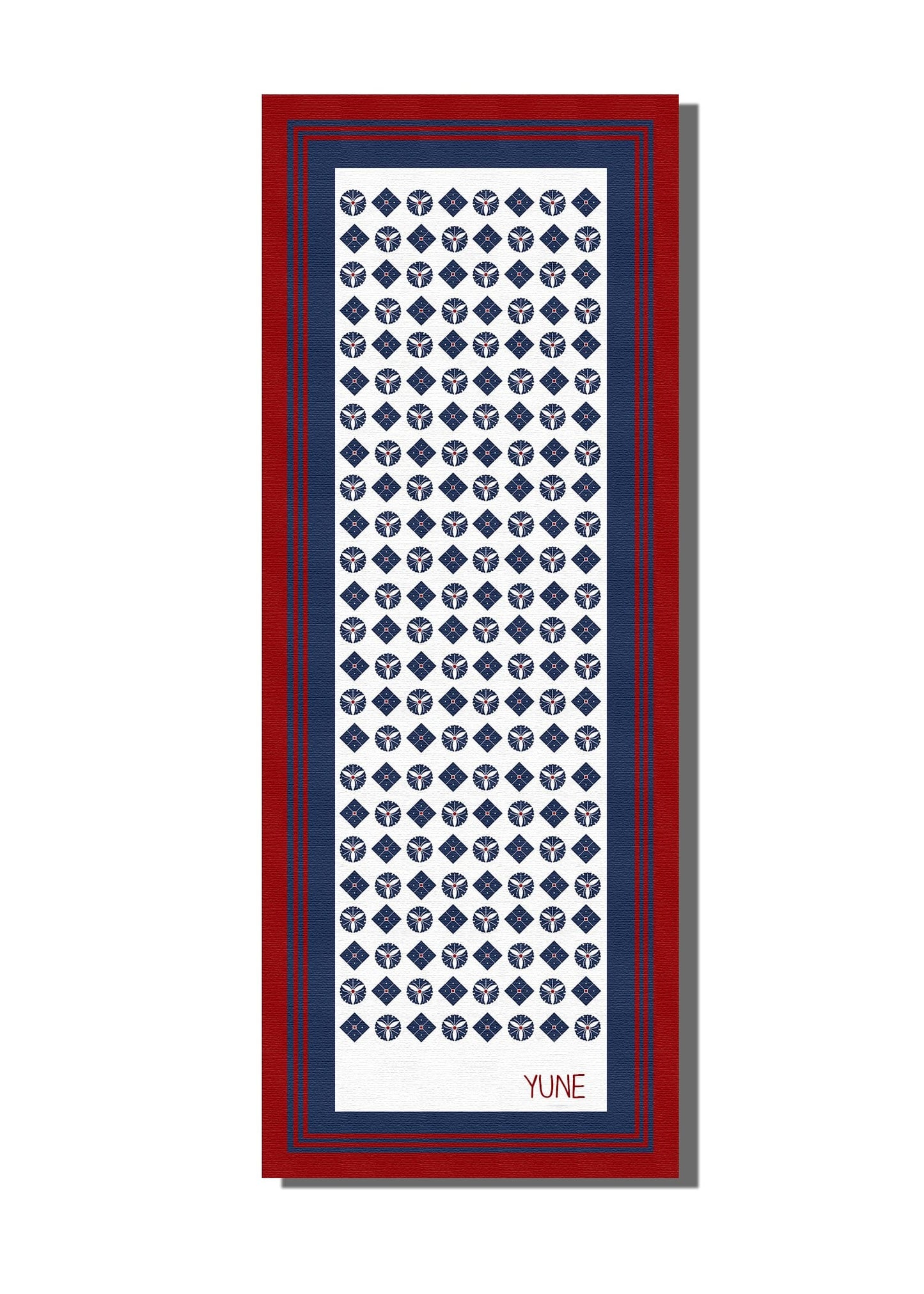 White eco-friendly yoga mat with 6mm padding