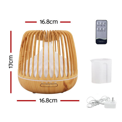 Ultrasonic aromatherapy diffuser with LED lights

