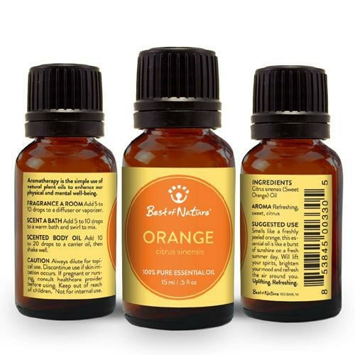 Citrus aromatherapy oil for mood boosting

