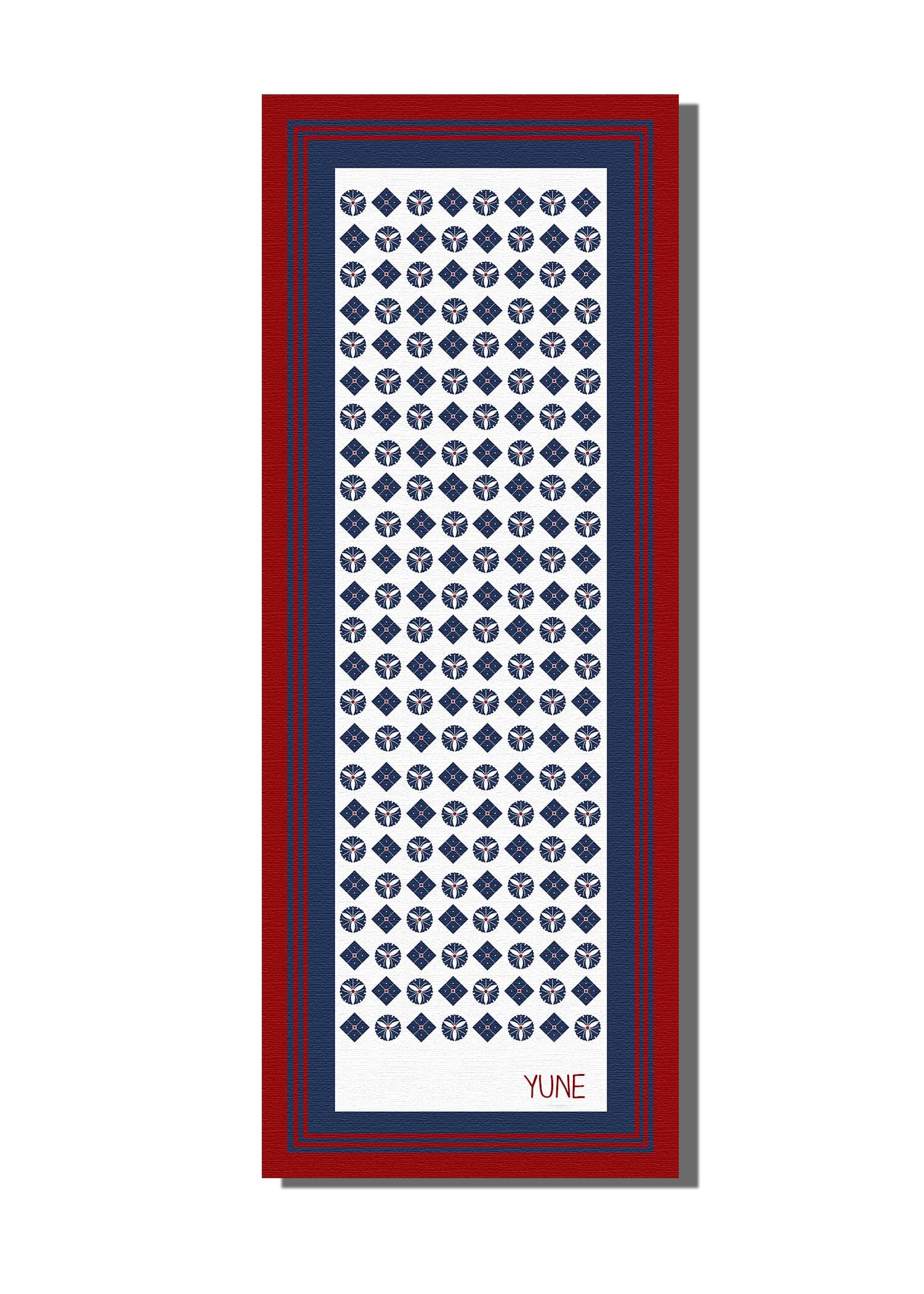White eco-friendly yoga mat with 6mm padding