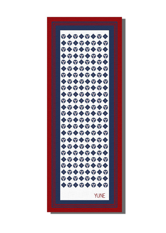 White eco-friendly yoga mat with 6mm padding